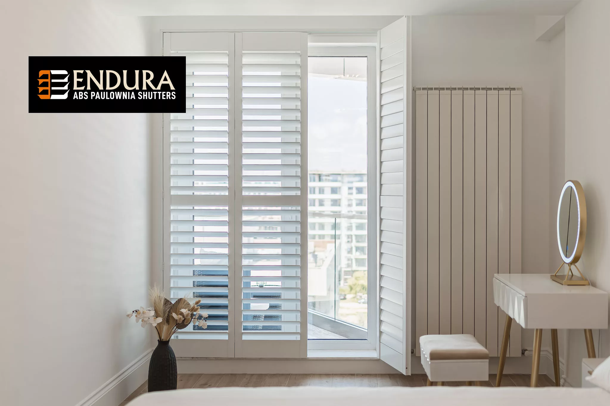 Endura ABS Paulownia shutters